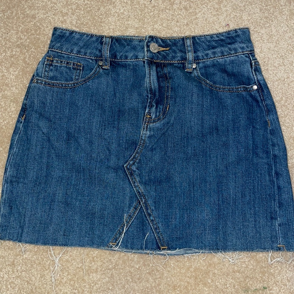 Denim Mini Skirt